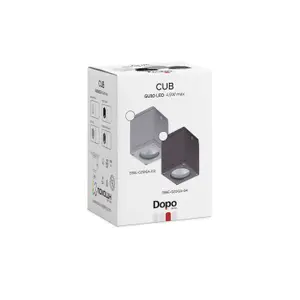 Armatuur Dopo lighting Cub Square IP54 GU10 image-1