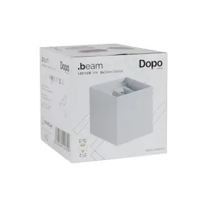 LED wall lamp Dopo lighting Beam IP54 COB 290lm(405lm) CRI80 3000K 5º/130º (405lm) image-2