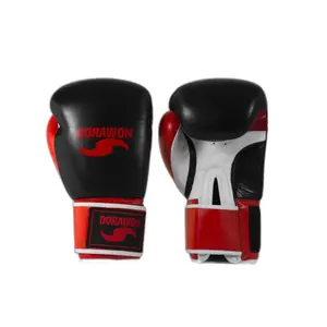 Gants de boxe Thaï competition cuir enfant Dorawon Leicester image-0