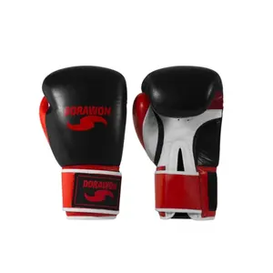 Gants de boxe Thaï competition cuir Dorawon Leicester image-0