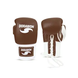 Gants de boxe Thaï competition cuir enfant Dorawon Bradford image-0