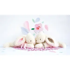 Plush Doudou & compagnie Lapin Bonbon Taupe image-1