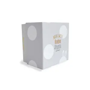 Plush Doudou & compagnie Lapin Bonbon Taupe image-2
