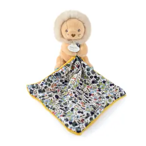 Lion puppet comforter set Doudou & compagnie Boh'Aime 12 cm image-0