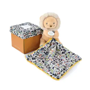 Lion puppet comforter set Doudou & compagnie Boh'Aime 12 cm image-2