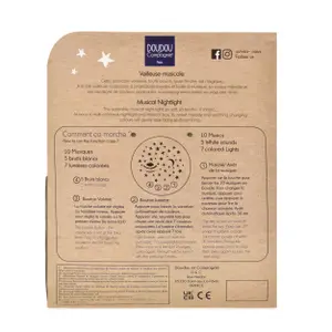 Rabbit musical nightlight Doudou & compagnie Projection d'Étoile image-3