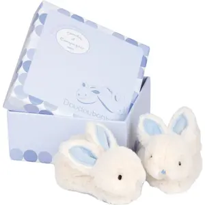 Hjemmesko med rangle til baby Doudou & compagnie Lapin