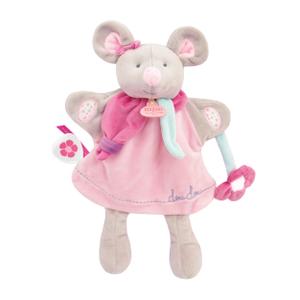 dc3085-puppet-doudou-compagnie-souris-pink-25-34-cm