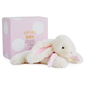 Plush Doudou & compagnie Lapin Bonbon Rose image-0