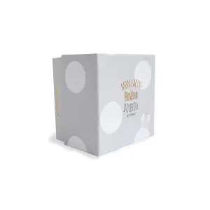 Plush Doudou & compagnie Lapin Bonbon Taupe image-3