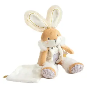 Pantin with sugar bunny comforter Doudou & compagnie image-1