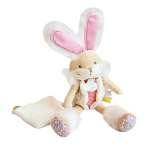 Pantin with sugar bunny comforter Doudou & compagnie image-1