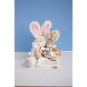 Pantin with sugar bunny comforter Doudou & compagnie image-3