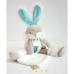 Pantin with sugar bunny comforter Doudou & compagnie image-2
