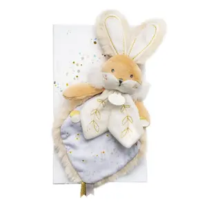 Sugar bunny cuddly toy Doudou & compagnie image-1
