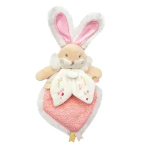 Sugar bunny cuddly toy Doudou & compagnie image-1