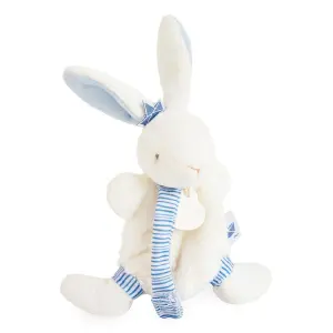 Plush with pacifier clip Doudou & compagnie Lapin Matelot image-0