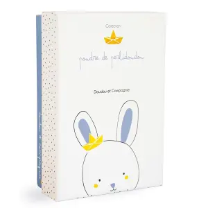 Plush with pacifier clip Doudou & compagnie Lapin Matelot image-2