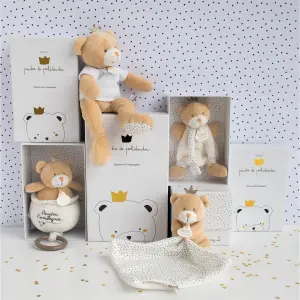 Plush Doudou & compagnie Ours Petit Roi image-1