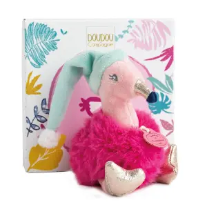 Plush Doudou & compagnie Flamant Rose Minizoo image-0