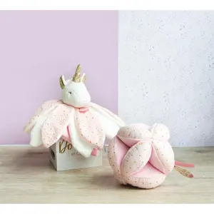 Atrapa pelotas sensorial con sonajero Doudou & compagnie (x6) image-2