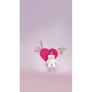Plush key ring Doudou & compagnie Ours Collection image-1