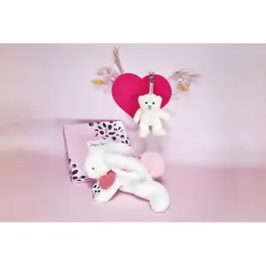 Plush key ring Doudou & compagnie Ours Collection image-2