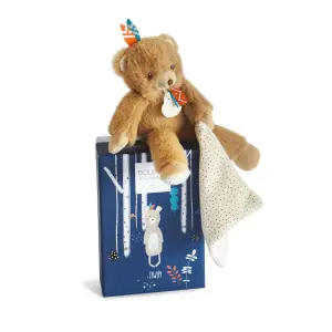 Pantsuit + comforter Doudou & compagnie Tiwipi Ours image-0