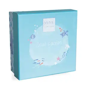 Pantsuit + comforter Doudou & compagnie Poisson Mignon image-1