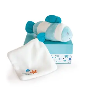 Pantsuit + comforter Doudou & compagnie Poisson Mignon image-0