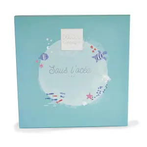 Baby bath cape Doudou & compagnie Crabe image-1