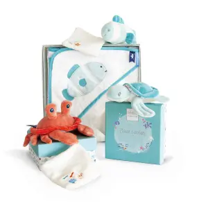 Baby bath cape Doudou & compagnie Poisson image-4
