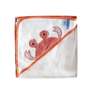 Baby bath cape Doudou & compagnie Crabe image-0