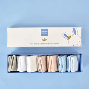 Set of 7 pairs of baby socks Doudou & compagnie image-3