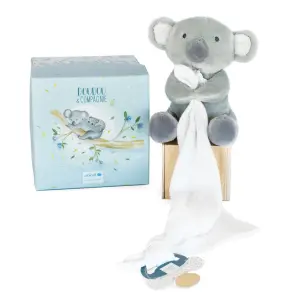 Plush with pacifier clip Doudou & compagnie Unicef - Koala image-1