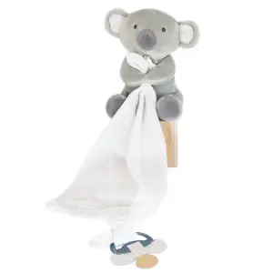 Plush with pacifier clip Doudou & compagnie Unicef - Koala image-0