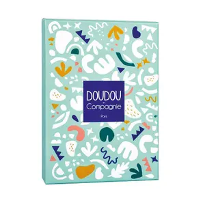Plush with pacifier clip Doudou & compagnie Les Calinousaures - Filou image-2