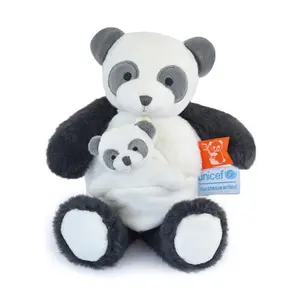 Plush Doudou & compagnie Unicef - Panda & Bébé image-0