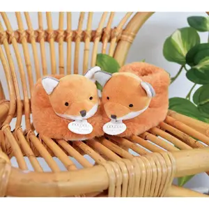 Chinelos com guizo Doudou & compagnie Unicef - Renard image-2