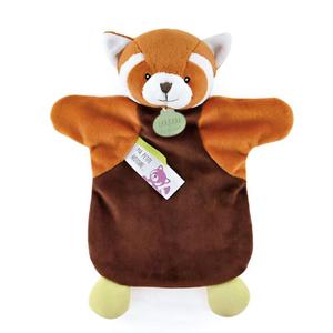 dc4003-puppet-doudou-compagnie-panda-roux-orange-25-34-cm