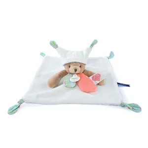 Teddy bear with 3 stories Doudou & compagnie image-0