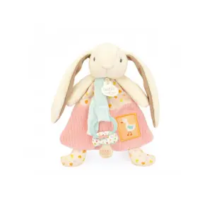 Soft toy pacifier clip Doudou & compagnie Ciboulette image-0