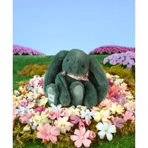 Plush Doudou & compagnie Lapin Fleurette image-4