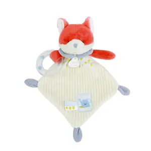 Plysch Doudou & compagnie Romarin Le Renard Hochet