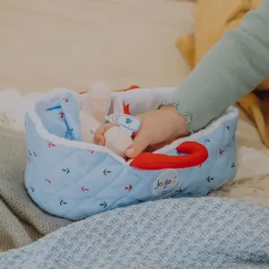 Quilted bassinet doll Doudou & compagnie Mathis image-1