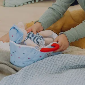 Quilted bassinet doll Doudou & compagnie Mathis image-2