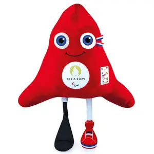 Officiële Paralympische Spelen Parijs 2024 premium 130 cm pluche mascotte  image-0