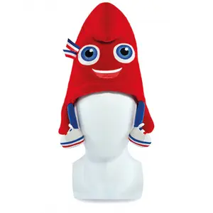 Official mascot hat paris 2024 olympic games padded  image-0