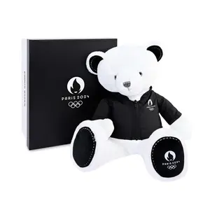 Osito de peluche con chaqueta paris 2024 premium 37 cm  image-1