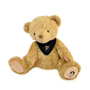 Peluche ours avec bandana Paris 2024 Premium 37 cm
